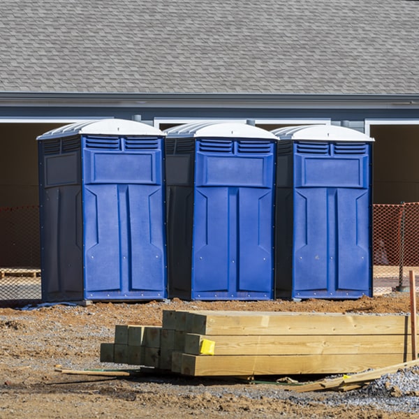 do you offer hand sanitizer dispensers inside the porta potties in Maurertown VA